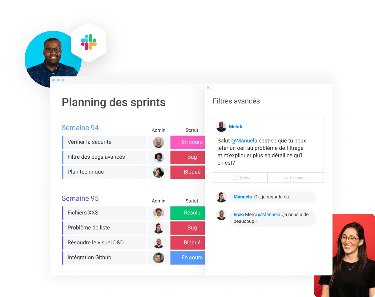 Planning des sprints