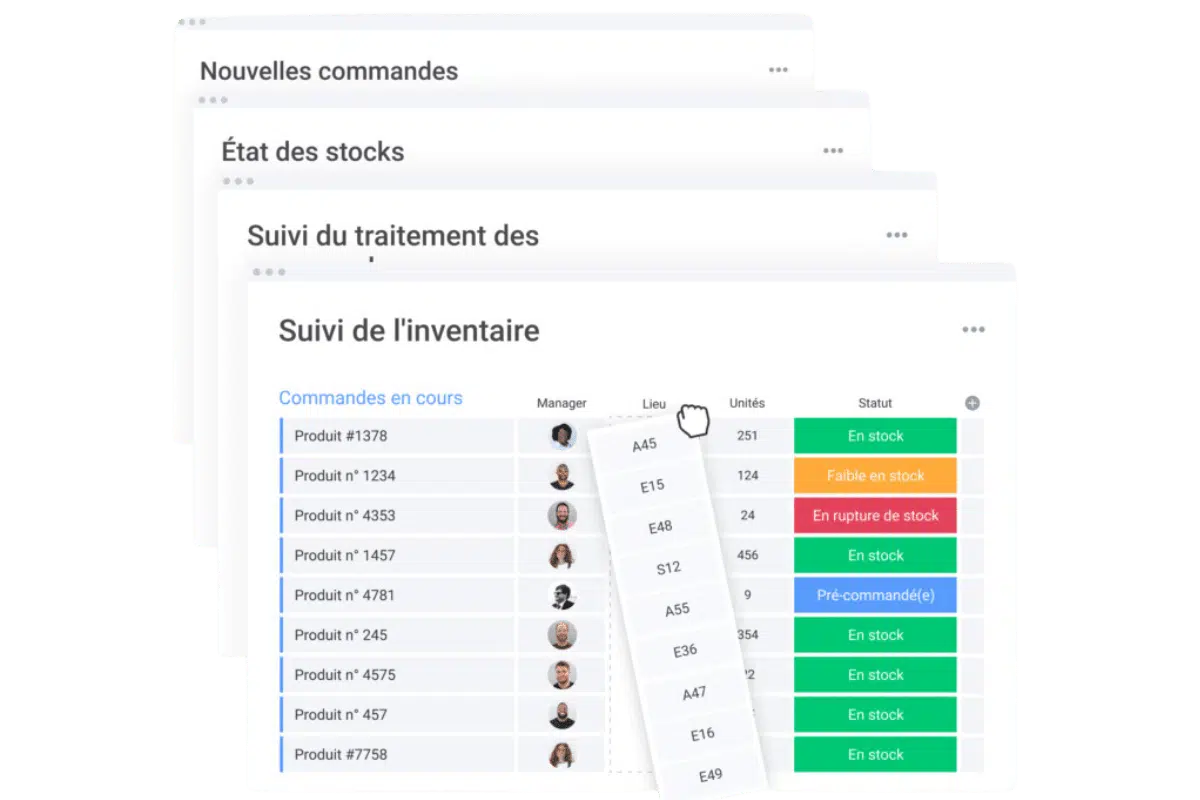 tableau de valorisation des stock